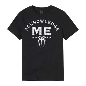 Polera Roman Reigns "Acknowledge me"
