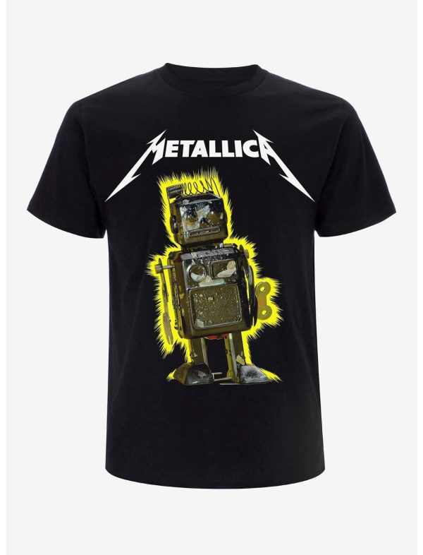 Polera Metallica 72 Seasons Burnt Robot