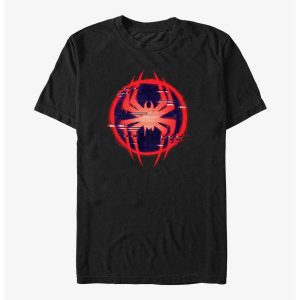 Polera Marvel Spider-Man: Across the Spider-Verse Glitchy Miles Morales Symbol