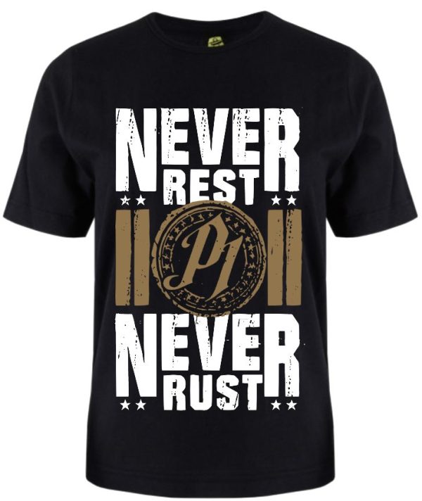 Polera AJ Styles "Never Rest Never Rust"