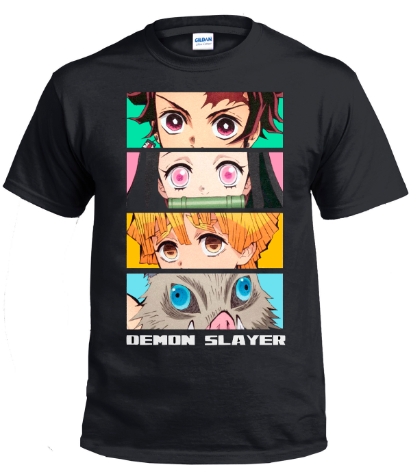 Polera Demon Slayer "Faces"
