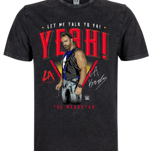 Polera WWE LA Knight 'YEAH!' – Mineral Wash