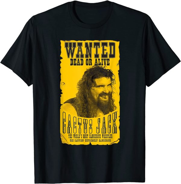 Polera Mick Foley "WANTED"