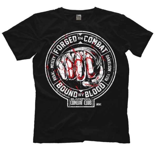 Polera Blackpool Combat Club "Forged in Blood"