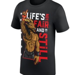 Polera  Black Roman Reigns Life's Not Fair