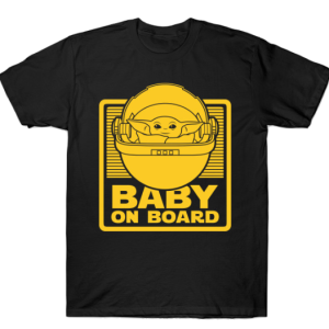 Polera The Mandalorian "Baby on board"