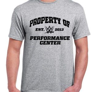 Polera "Property of WWE Performance Center"