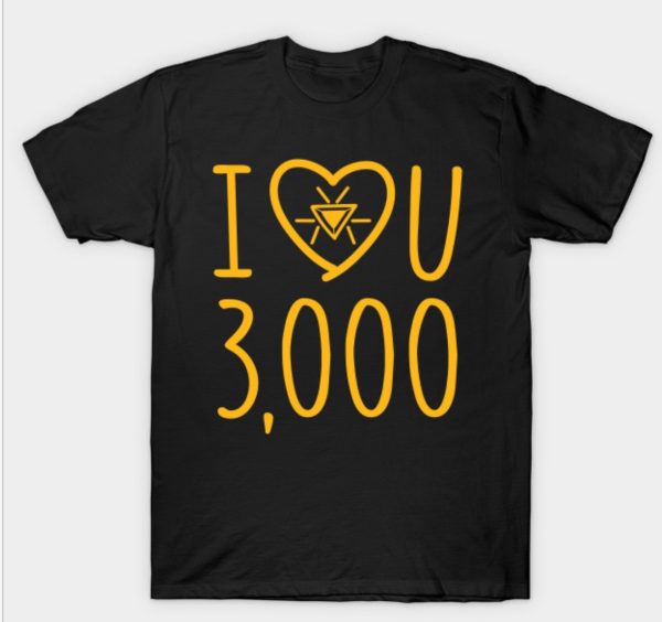 Polera Avengers EndGame "I Love u 3000"