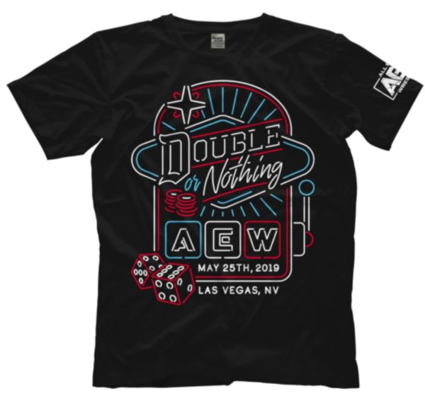 Polera AEW Double or Nothing Neon