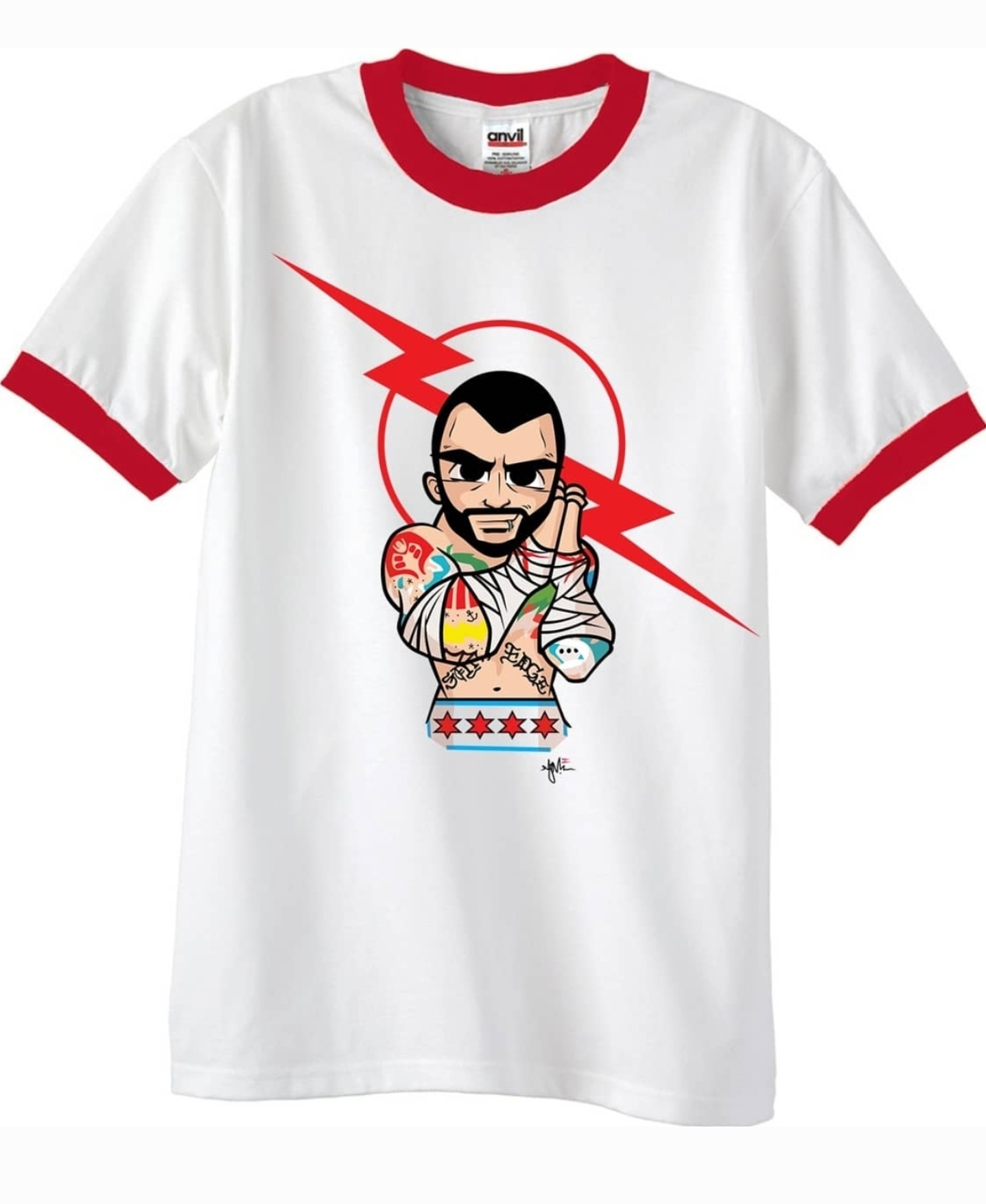 Polera CM Punk "Go To Sleep" Anime Version