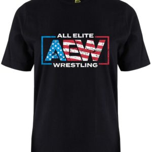 Polera AEW American Flag
