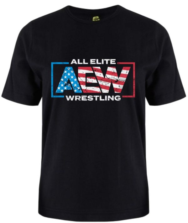 Polera AEW American Flag