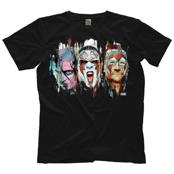 Polera AEW War Paint CM Punk x Sting x Darbin Allin