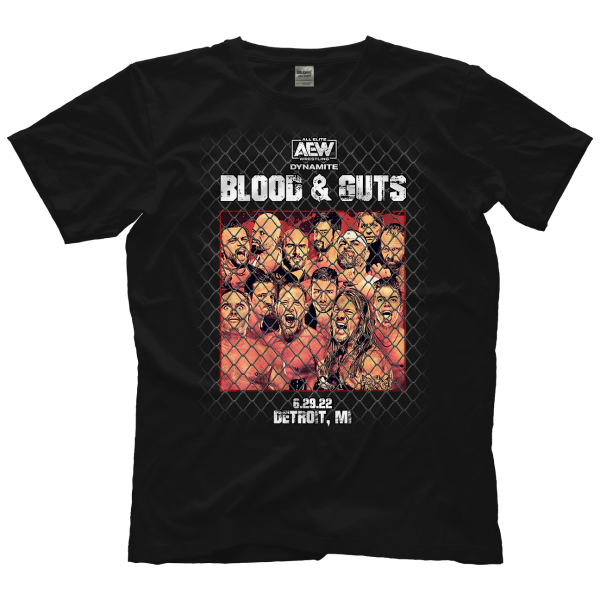 Polera AEW Blood and Guts 2022 Event
