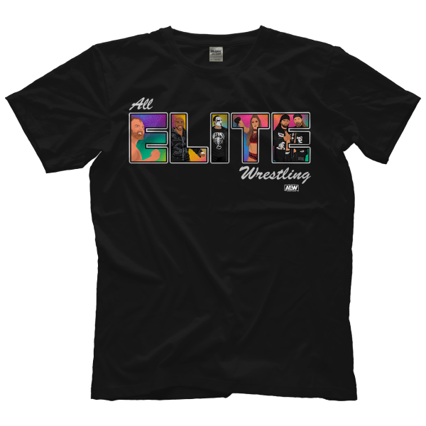Polera Jon Moxley, Scorpio Sky, Sting, Britt Baker and the Young Bucks - All Elite