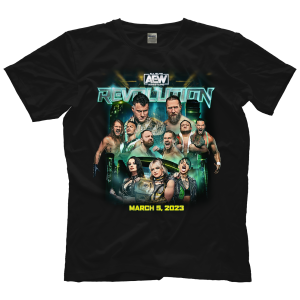 Polera AEW Revolution 2023 Poster Tee (Front Only)