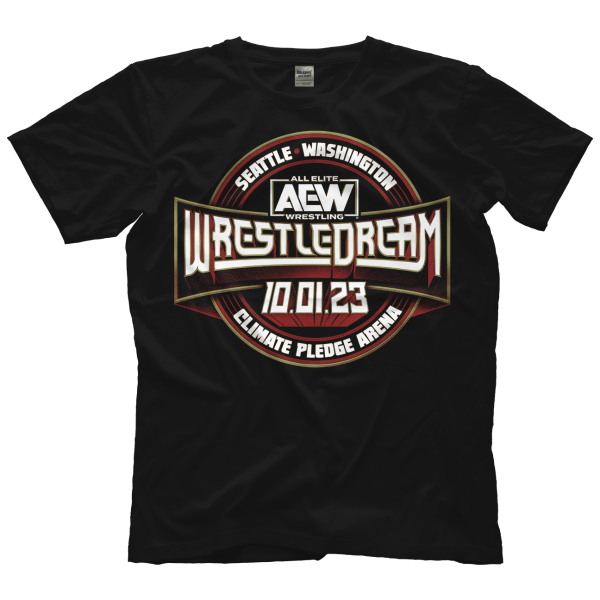 Polera AEW WrestleDream 2023 Event T-Shirt