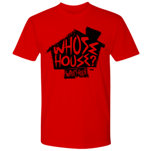 Polera TOP ROPE TUESDAY LIMITED EDITION SWERVE STRICKLAND - WHOSE HOUSE (RED)