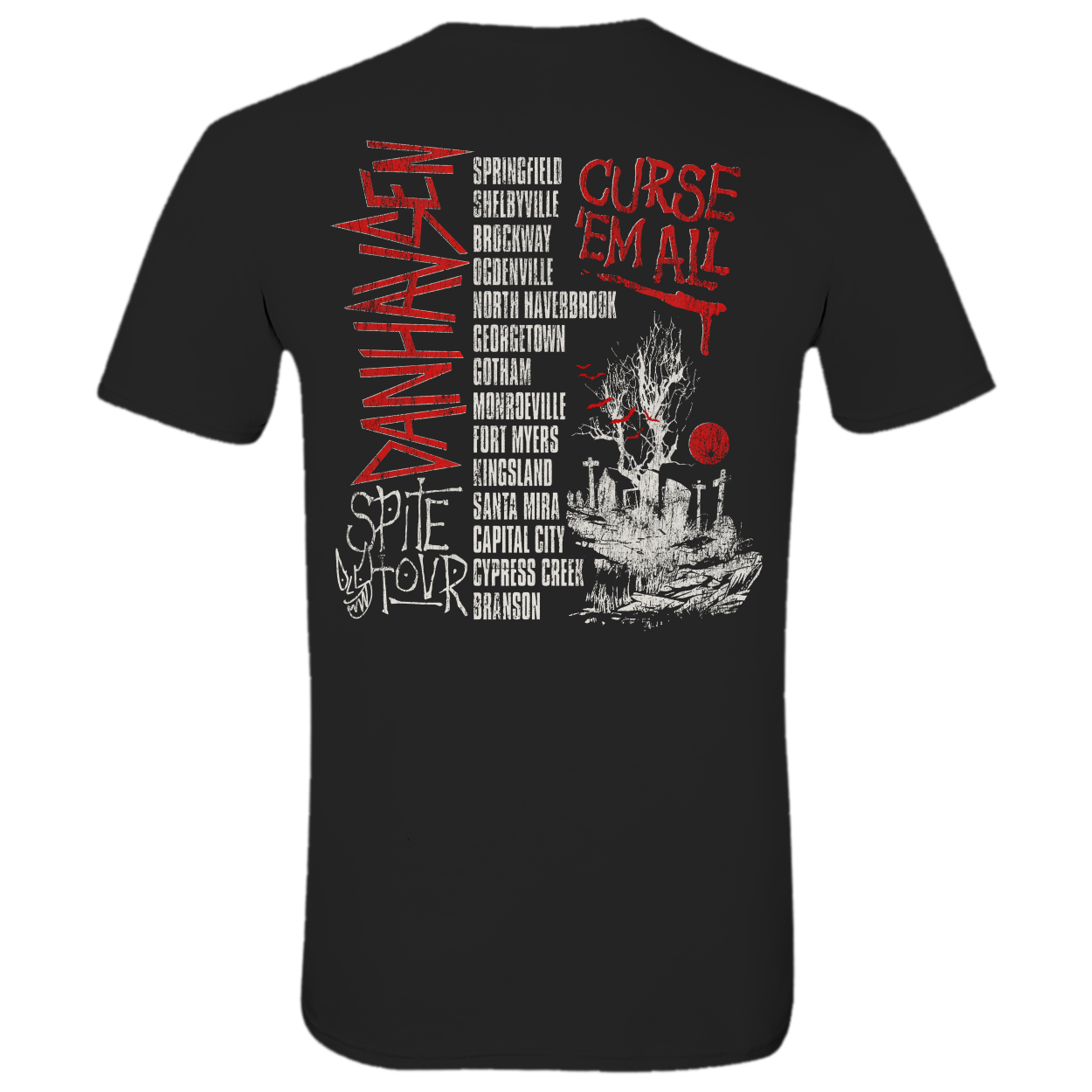 Polera DANHAUSEN - SPITE TOUR (DOUBLE-SIDED) - Imagen 2