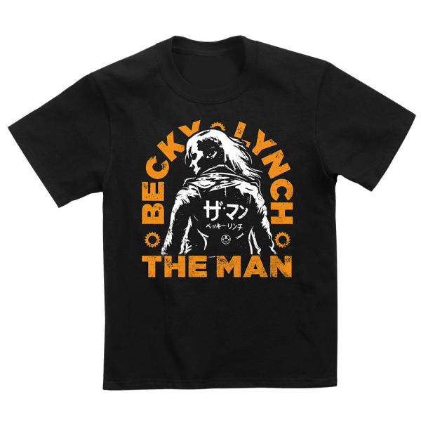 Polera Becky Lynch " The Man Katakana"