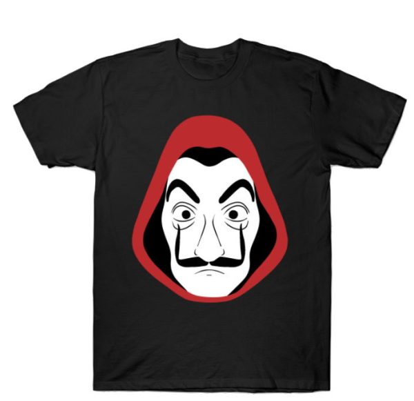 Polera La casa de papel "Máscara"