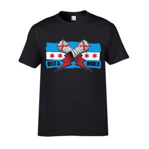 Polera CM Punk "Best in the World" Black - AEW 2021