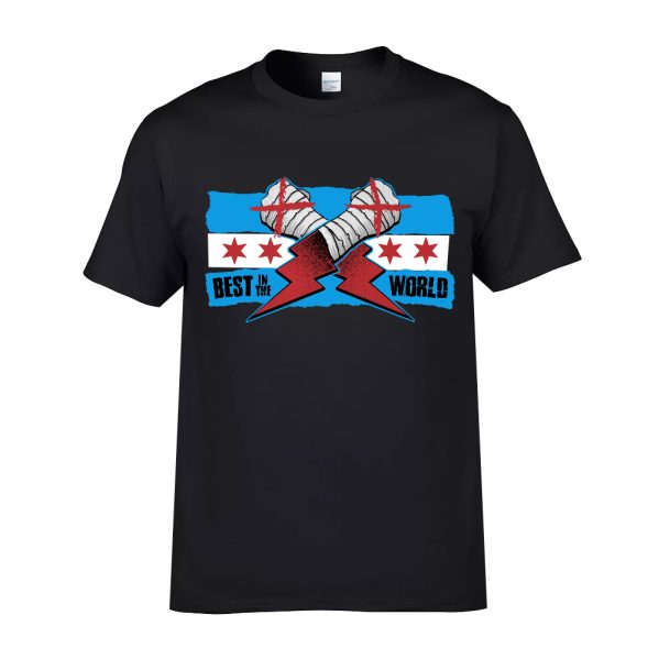 Polera CM Punk "Best in the World" Black - AEW 2021