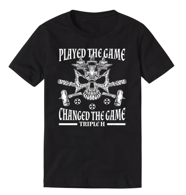 Polera Triple H "Skull & Hammers"