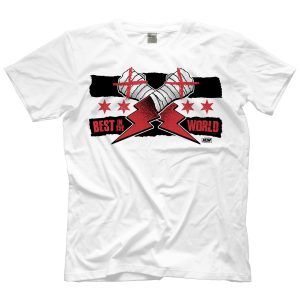 Polera CM Punk "Best in the World" 2021 - AEW - Versión Regular
