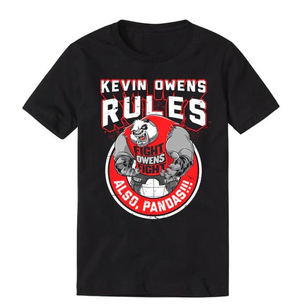 Polera Kevin Owens Also Pandas