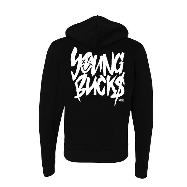 Polerón Young Bucks - Smile Zip Hoodie (Incluye espalda) - Imagen 2