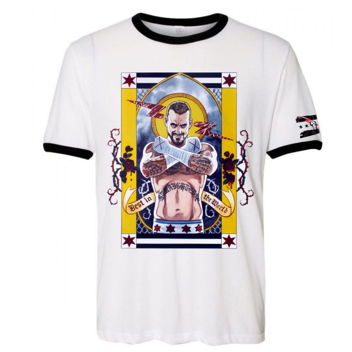 Polera CM Punk "Second city saint"