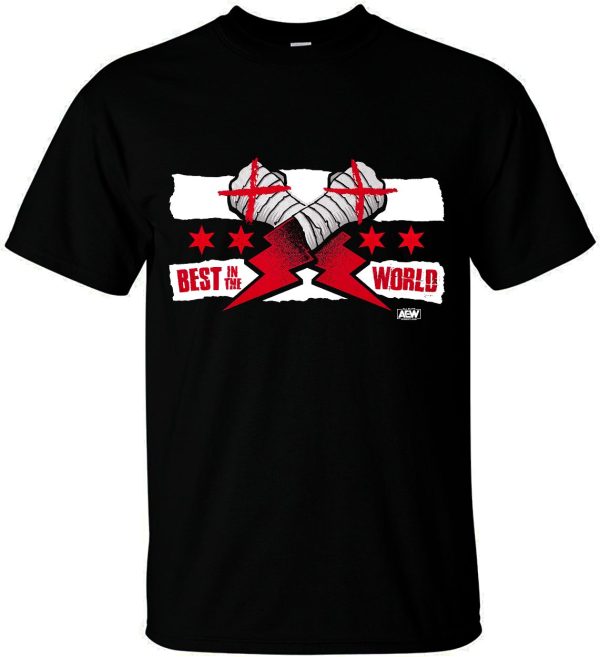 Polera CM Punk "Best in the World" Versión Negra