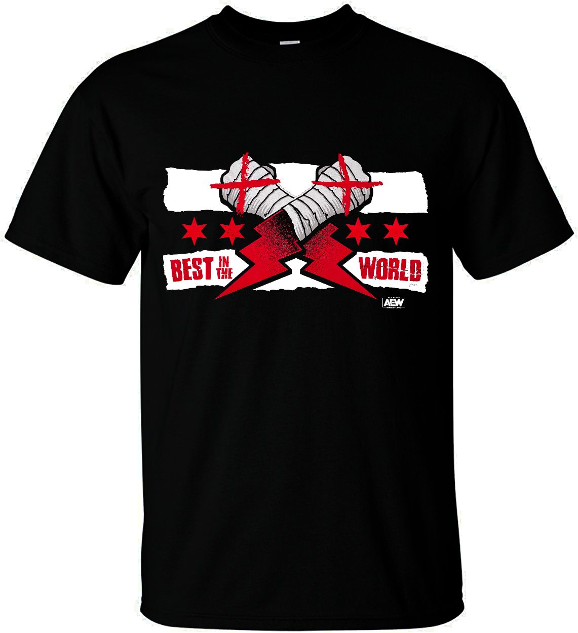Polera CM Punk "Best in the World" Versión Negra
