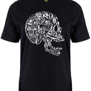 Polera Stone Cold Steve Austin "King of Attitude" - Skull