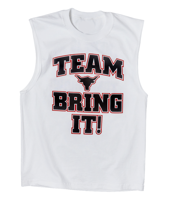 Polera The Rock "Team Bring It" Vers. Sin Mangas