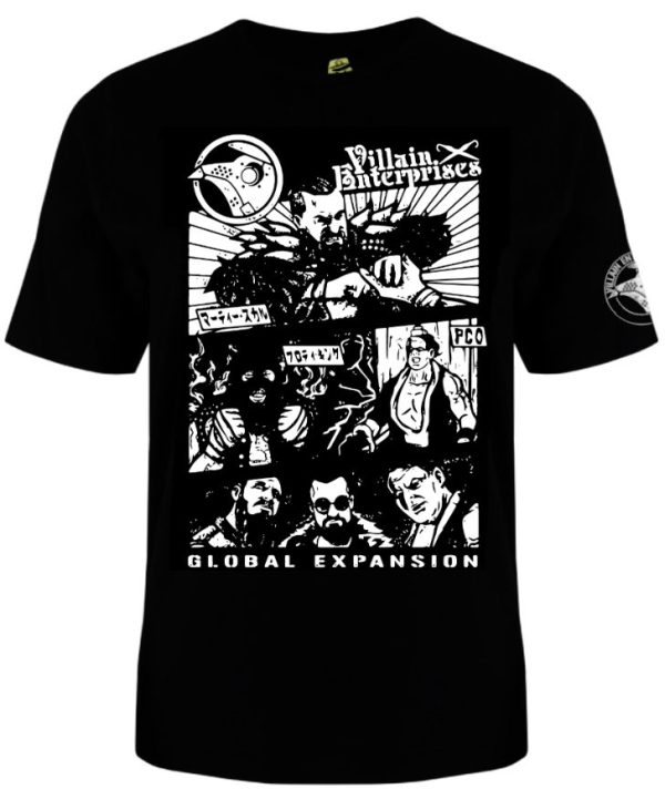 Polera Villain Enterprises "Global Expansion"
