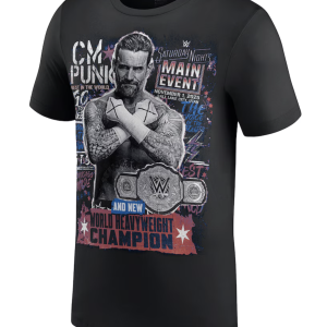 Polera CM Punk Saturday Night's Main Event Winner