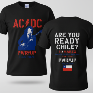 Polera AC/DC Are you READY Chile?