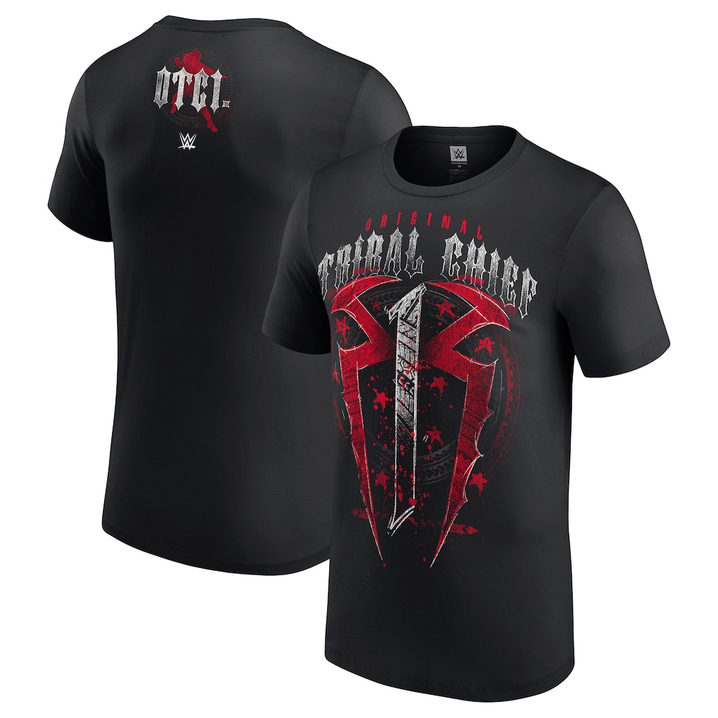 Polera Black Roman Reigns OTC1 Tribal Chief