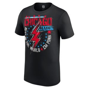 Polera WWE CM Punk Chicago Made