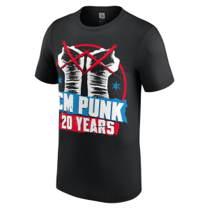 Polera CM Punk 20 Years Fists
